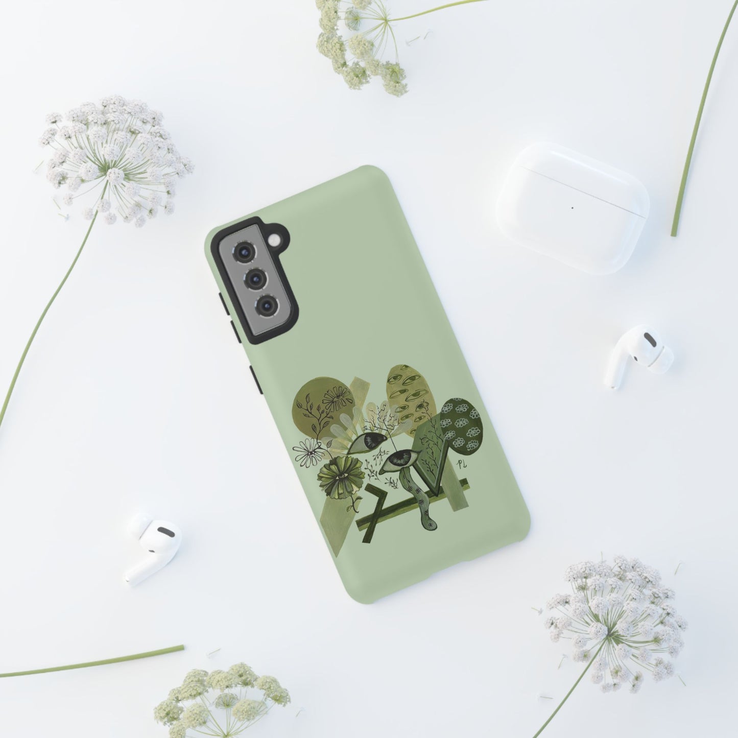 "Ojos Verdes" Phone Case