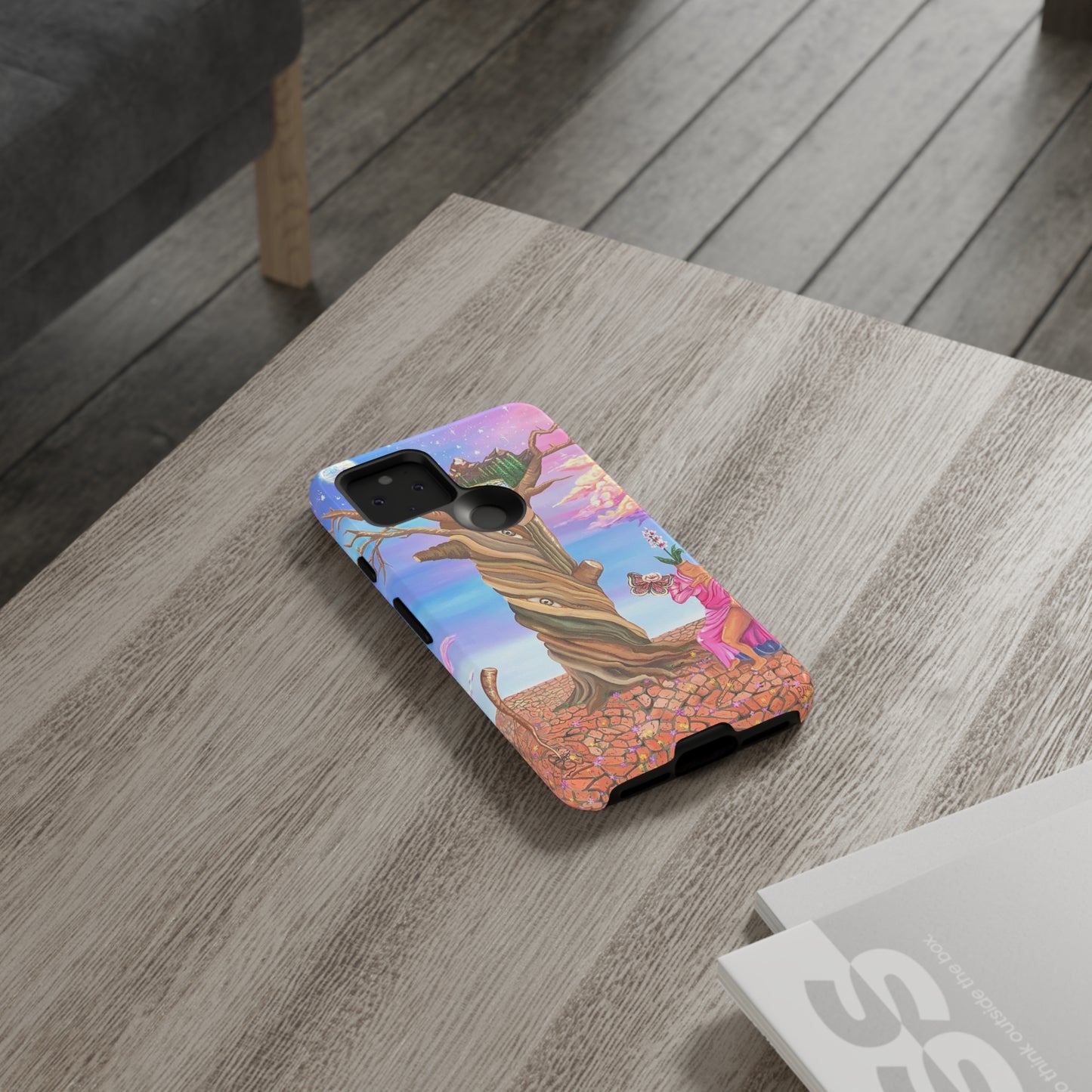 "The Ground Crumbles Underneath Me" Phone Case