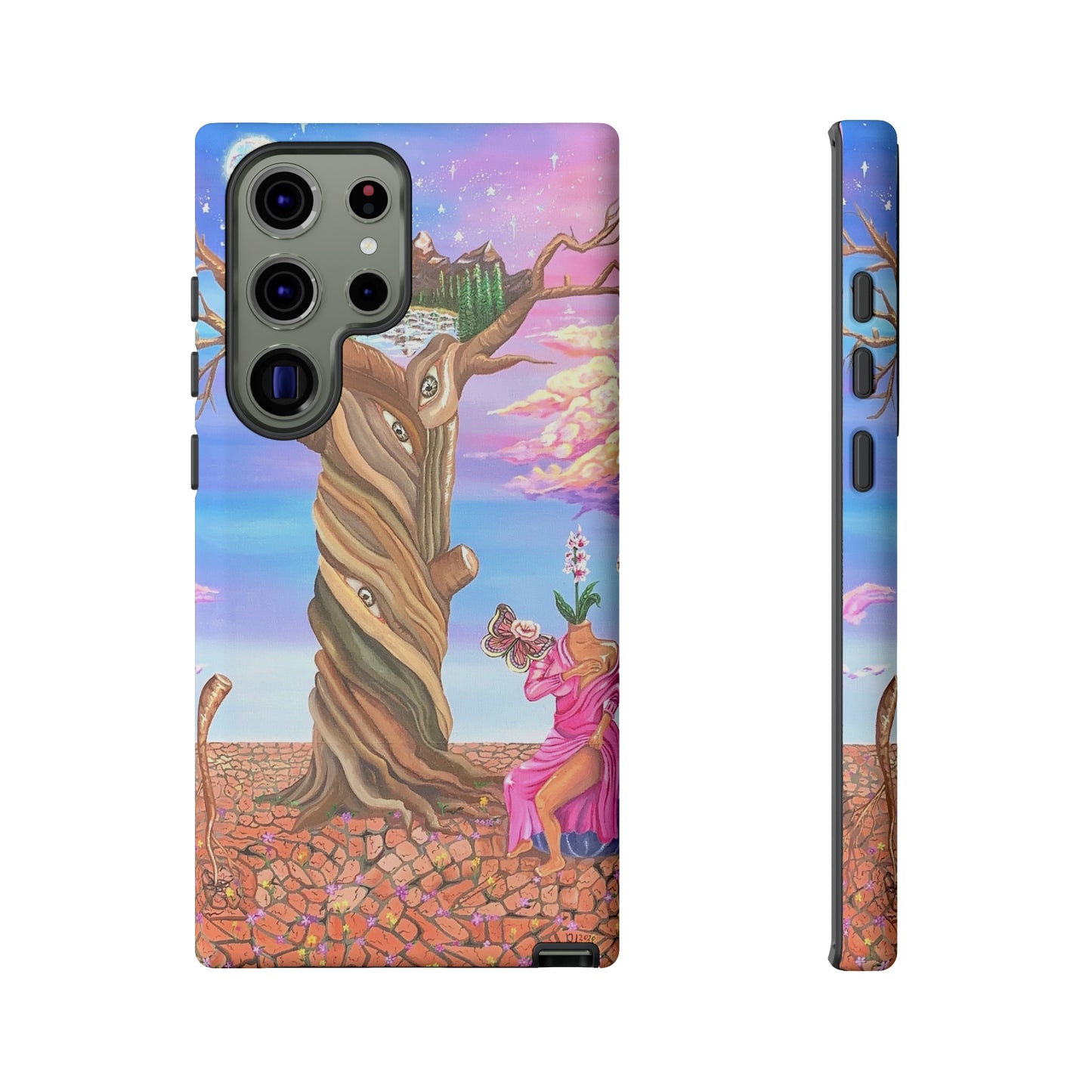 "The Ground Crumbles Underneath Me" Phone Case