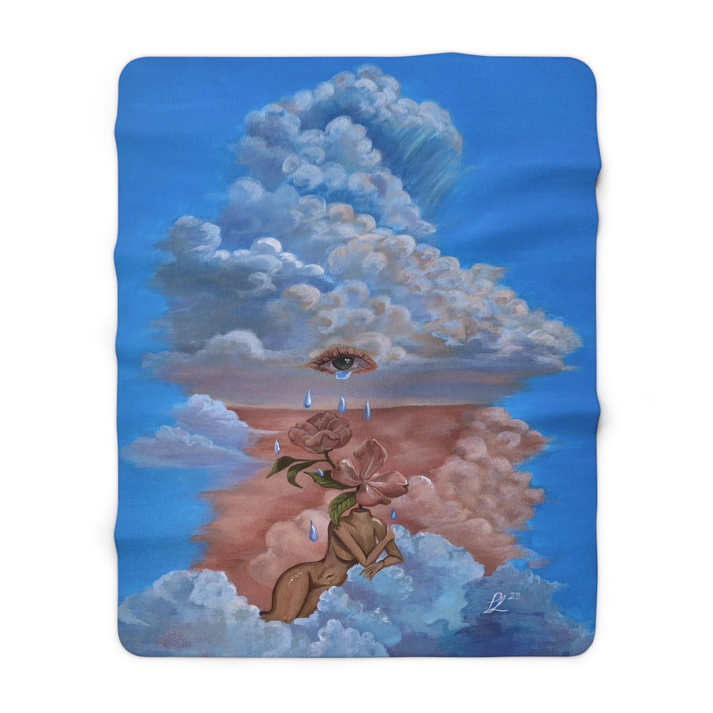 "LLorar y LLorar"  Fleece Blanket