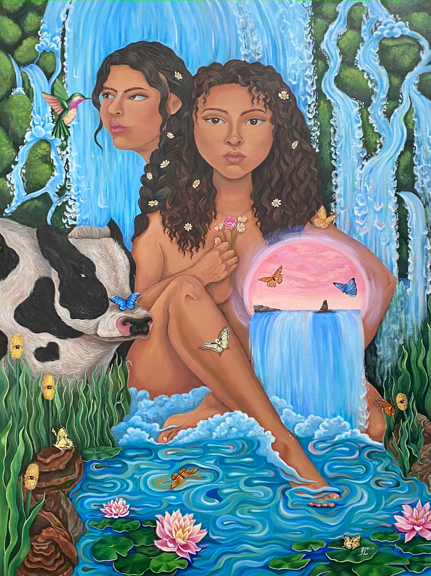 "Yo Soy" 3x4 ft Acrylic Painting