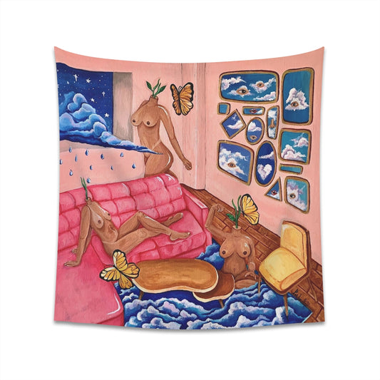 "At home with the Air Signs" Tapestry