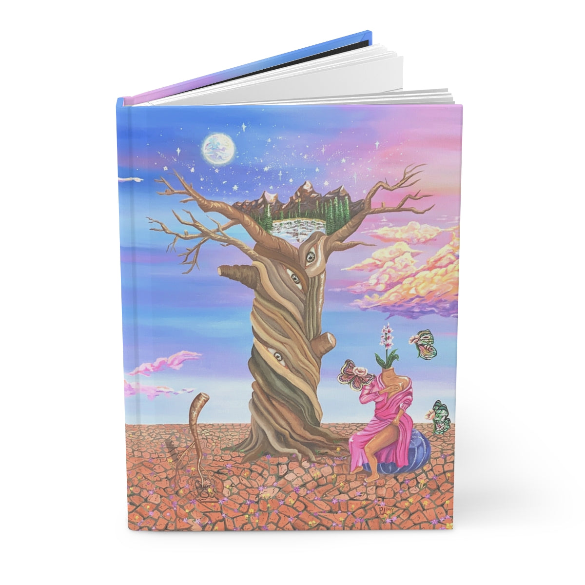 "The Ground Crumbles Underneath Me" Hardcover Journal 75 Pages