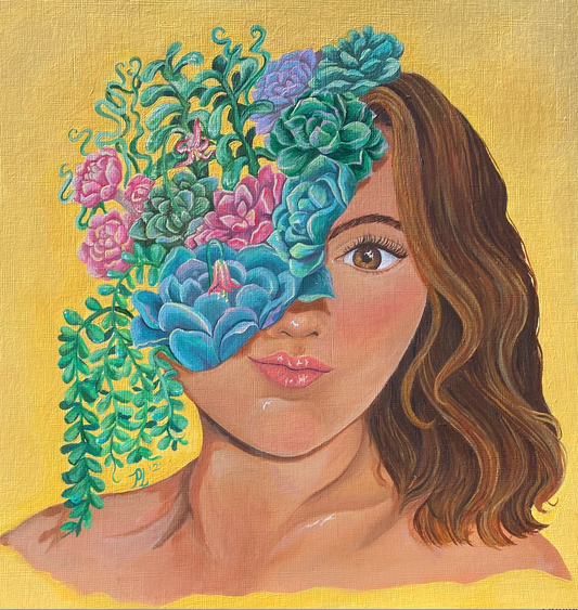 "Succulent Portrait" Fine Art Print