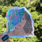 "Succulent Portrait" Sticker Holographic